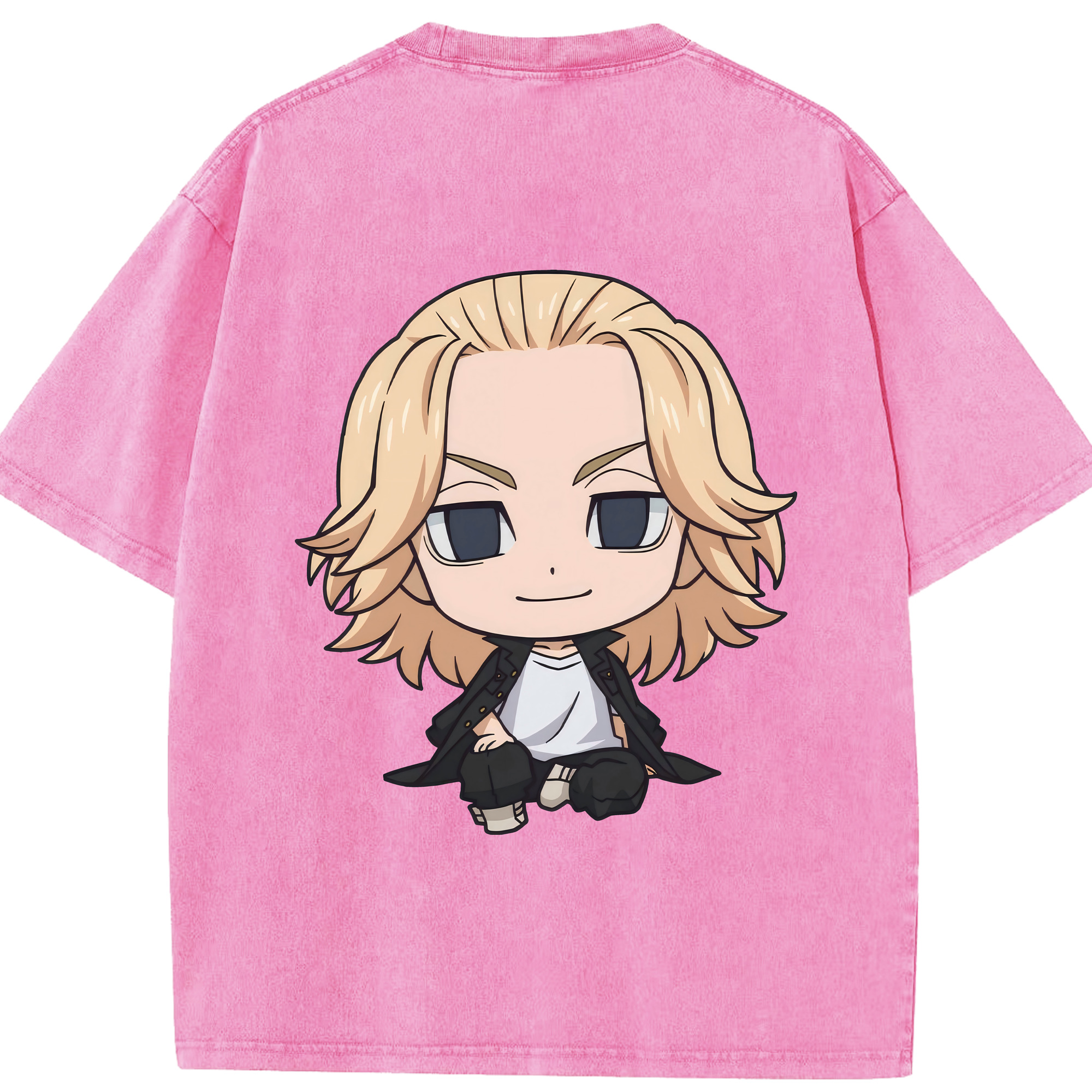 （画像用） 東京リベンジャーズ Tokyo Revengers 綿100% ヴィンテージ風 半袖Tシャツ（背面プリント）